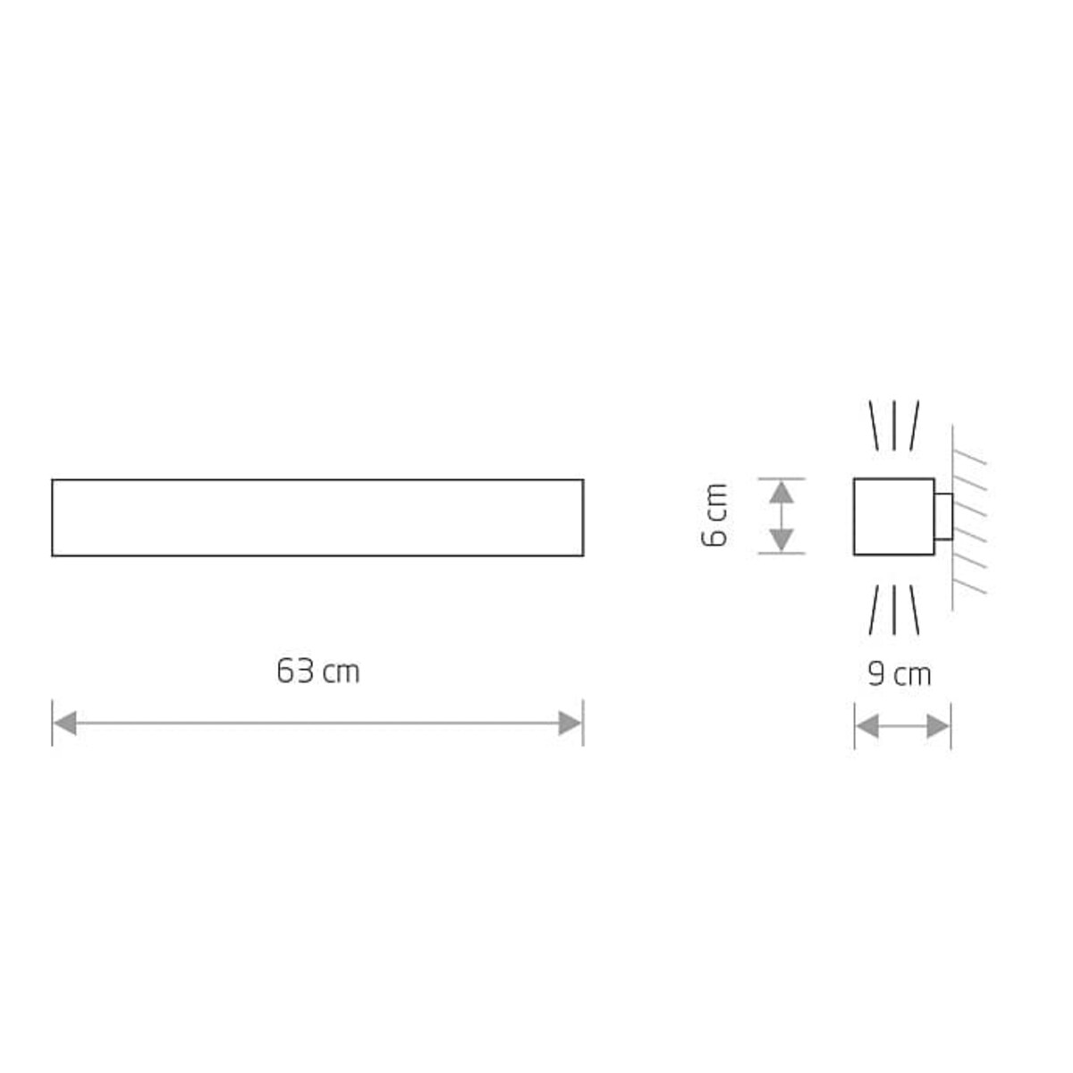 Lampa ścienna 7541 SOFT WALL LED 60X6 Biały Nowodvorski