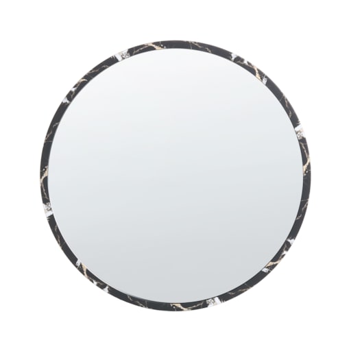 Lustro ścienne MARTEL 69 cm 69 cm Czarny