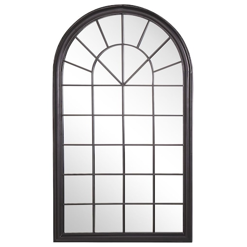 Lustro ścienne TREVOL 77 cm 130 cm Metal Czarny