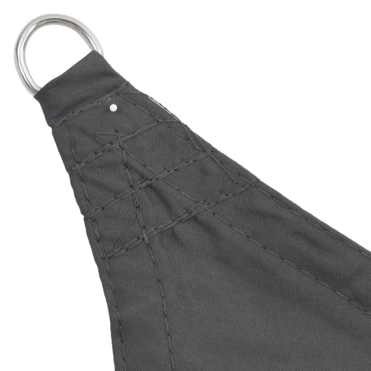 vidaXL Trójkątny żagiel ogrodowy z tkaniny oxford, 5x5x5 m, antracyt