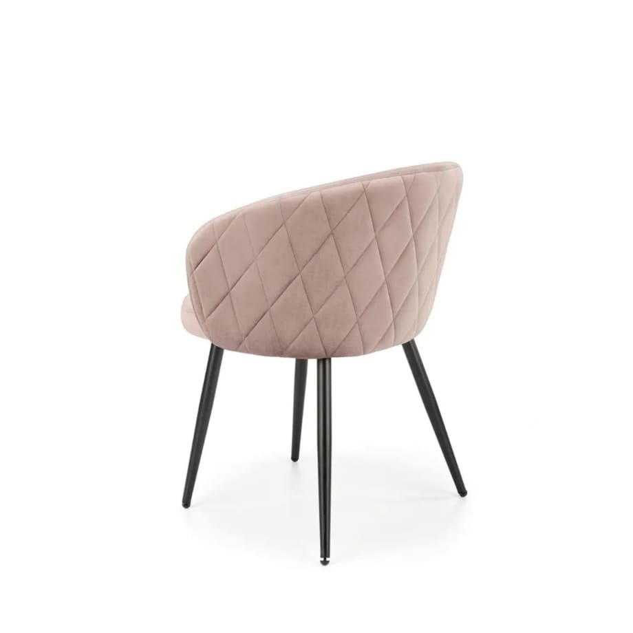 Krzesło tapicerowane K430 VELVET beżowe