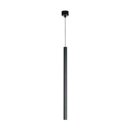 Minimalistyczna lampa wisząca Lungo do przedpokoju czarna