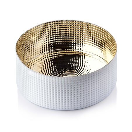 SERENITE WHITE Misa dekoracyjna śr.22,5xH:10cm