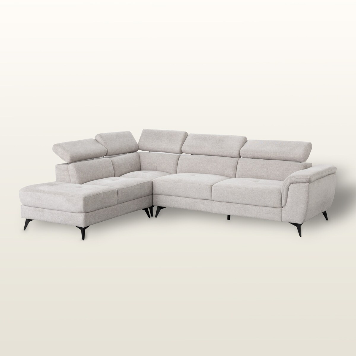 Sofa Randers grey lewa, 290x95x90 cm