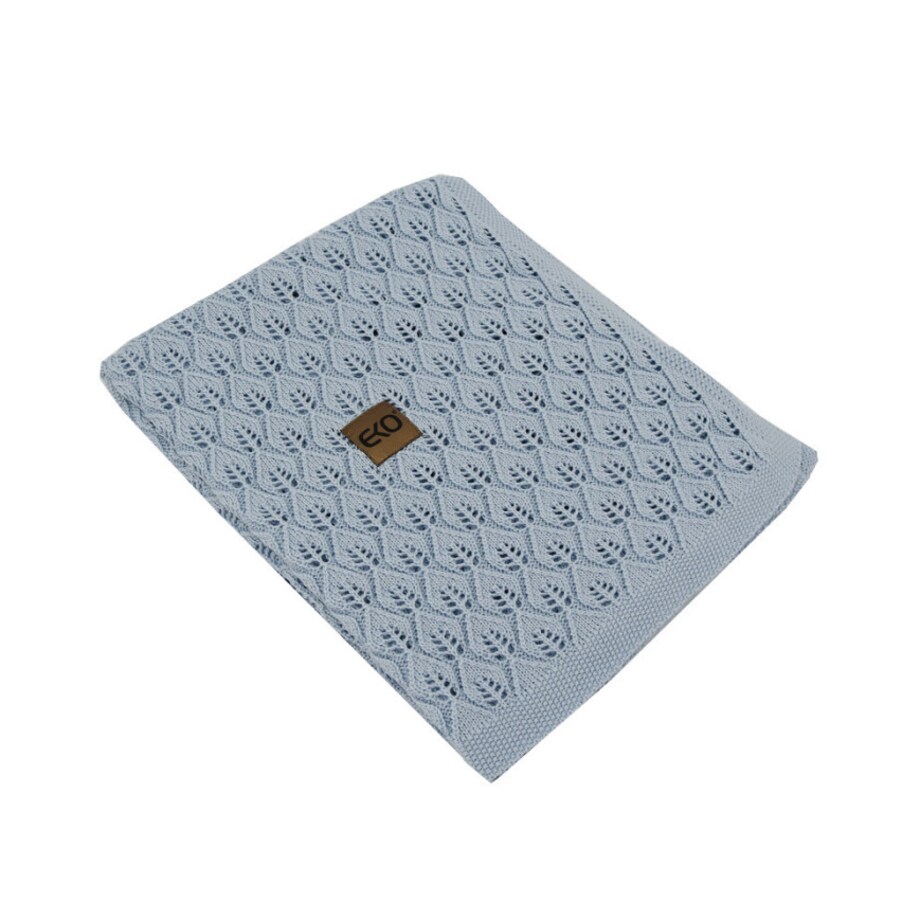 Kocyk bambusowy dla dziecka NIEBIESKI