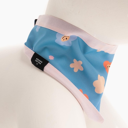 Bandanka "Oopsy Daisy" - Rozmiar: L, Rodzaj: Zapinana na szyi