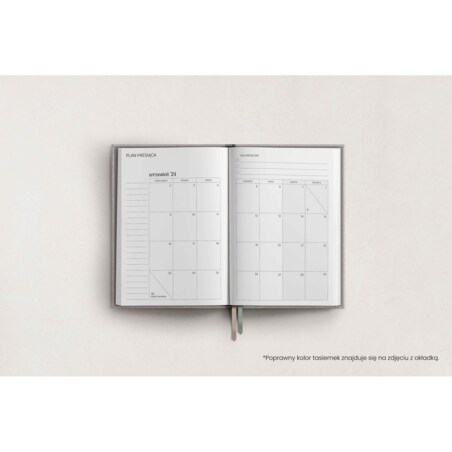 AKADEMICKI PLANNER KSIĄŻKOWY. Floral Vintage