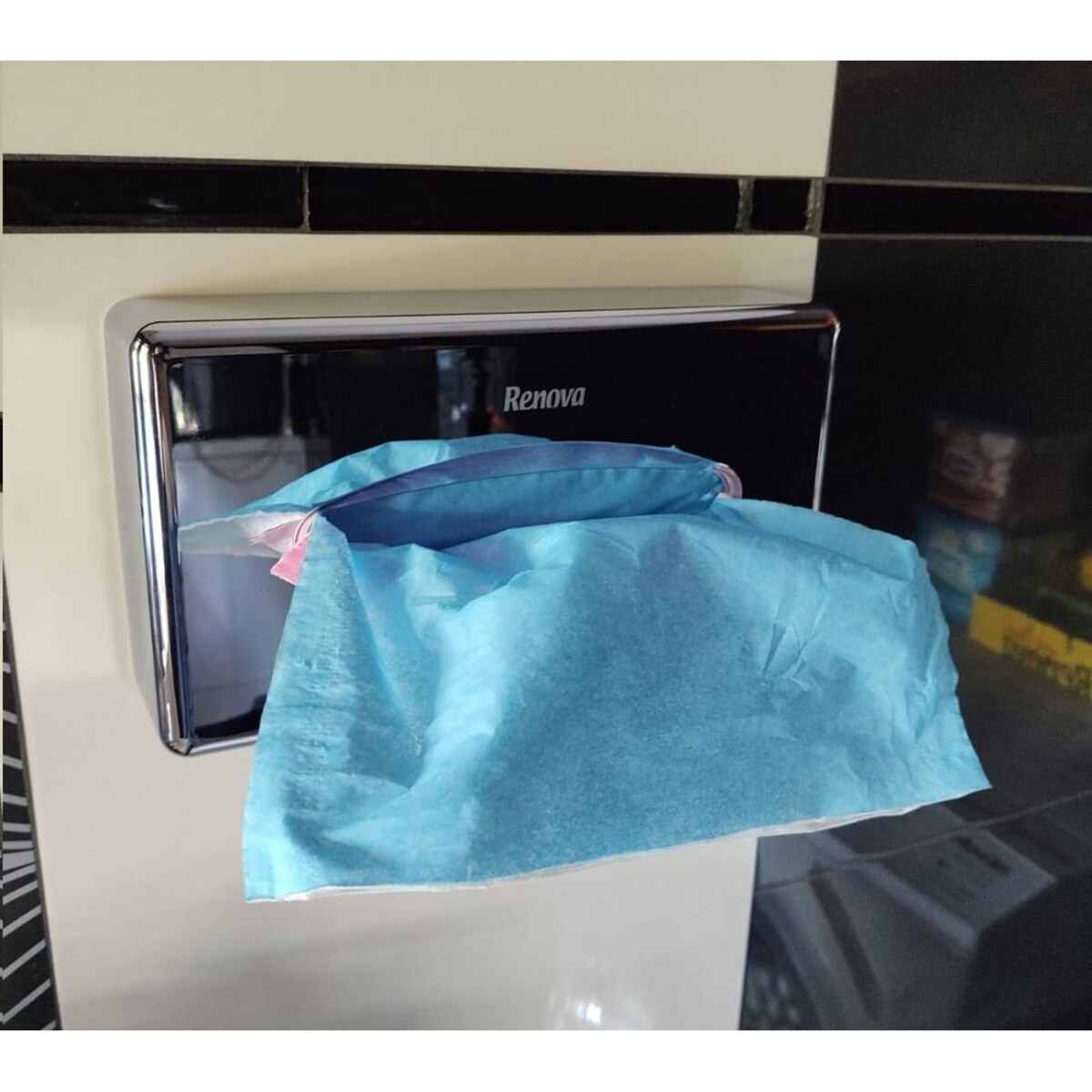 Pojemnik na chusteczki Renova Maxi Chrome