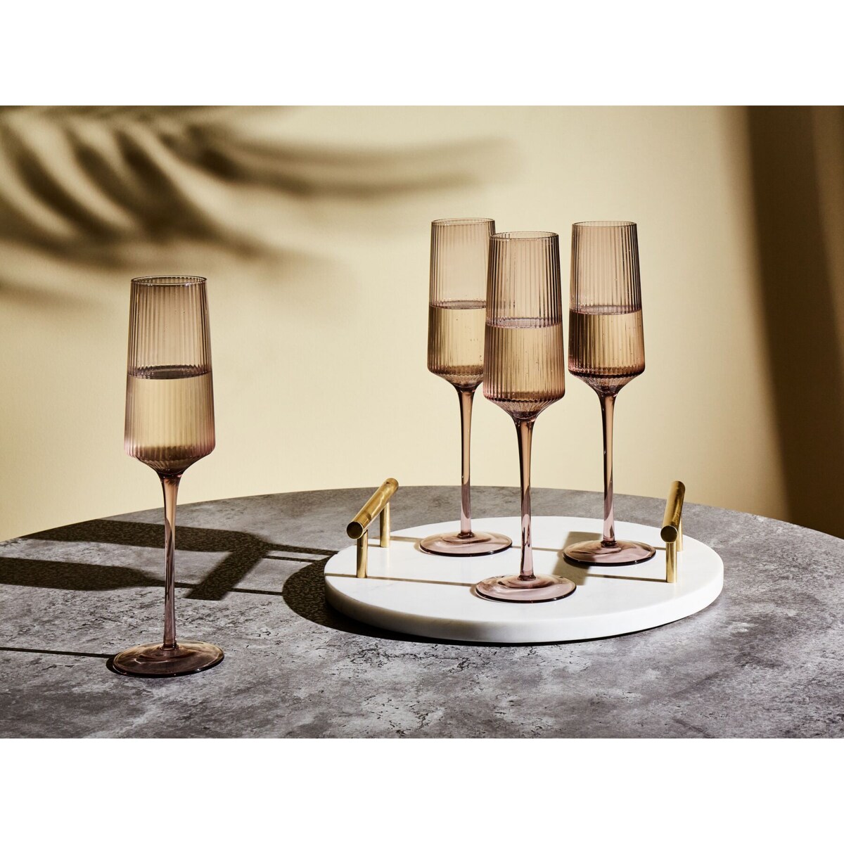 Flety do szampana AMETHYST