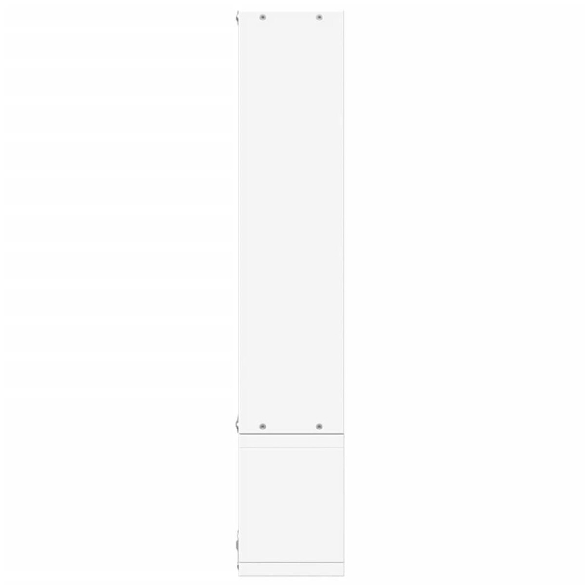 vidaXL Półka ścienna, biała, 96x12x64 cm, materiał drewnopochodny