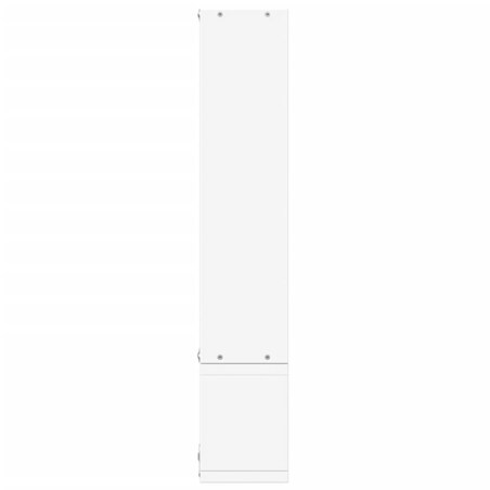 vidaXL Półka ścienna, biała, 96x12x64 cm, materiał drewnopochodny