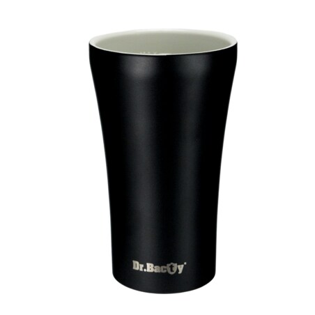 Kubek termiczny na kawę Dr.Bacty Apollo 2.0 - Eliksir cierpliwości - 360 ml - Black Matt