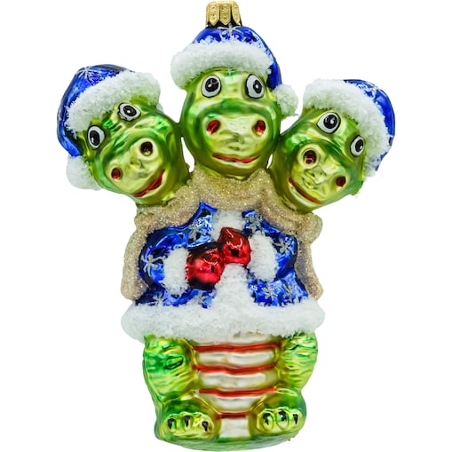 Bombka choinkowa szklana: Smok trzygłowy