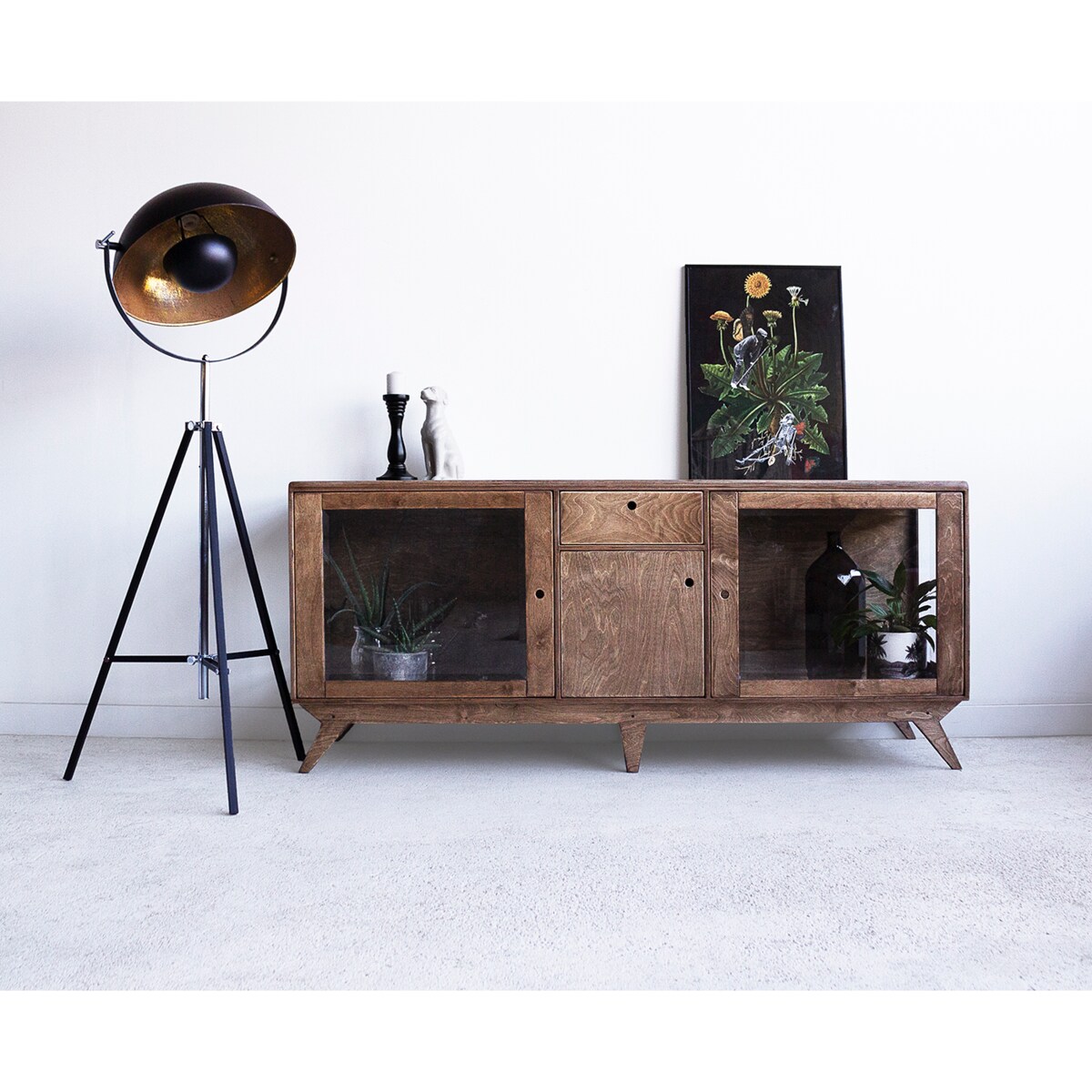 FLOTT.1 komoda przeszklona