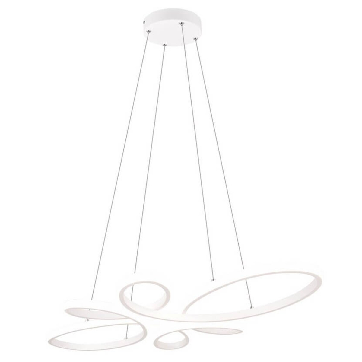 Nowoczesma lampa wisząca do salonu Fly 345619131 Trio LED 32W 4000K biała