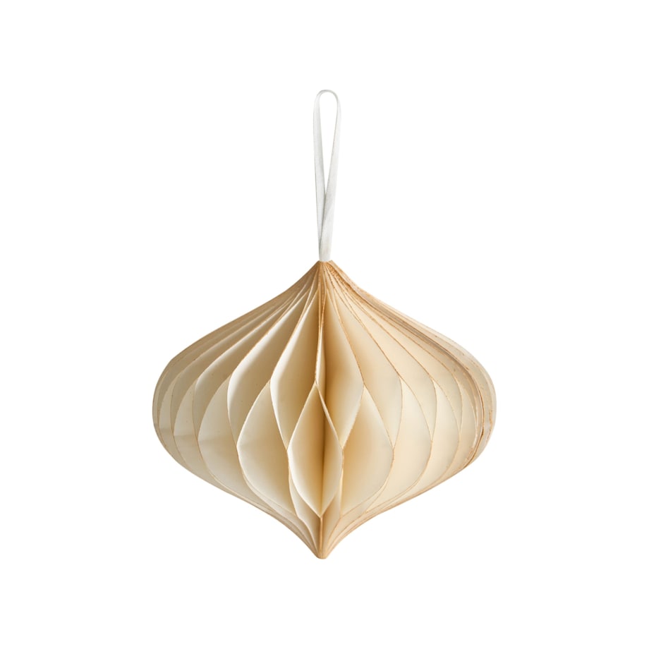 Zestaw 20 ozdób choinkowych JOLSTRA Papier Beżowy