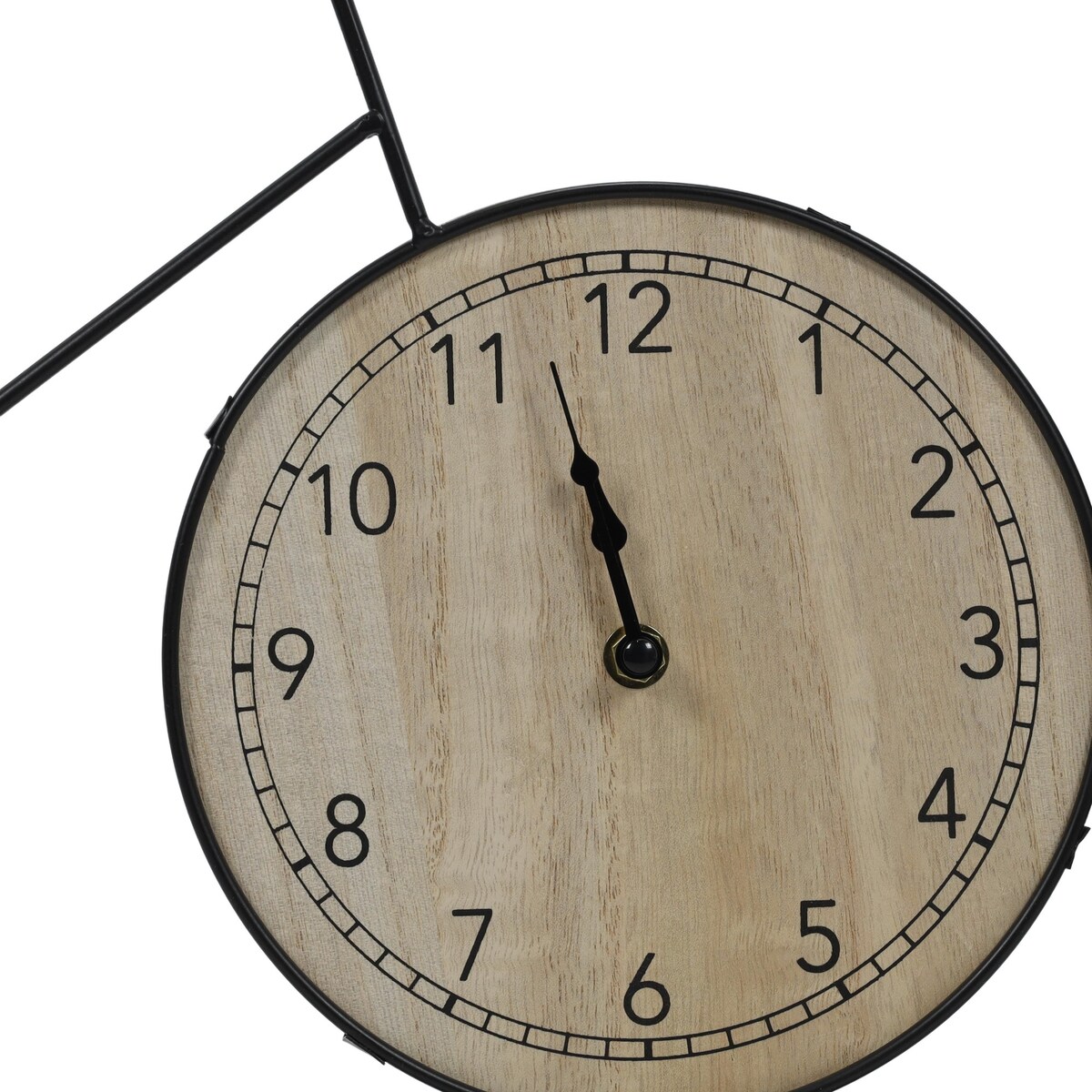 Ozdoba ścienna metalowa rower retro i zegar, 60 x 32 x 5 cm