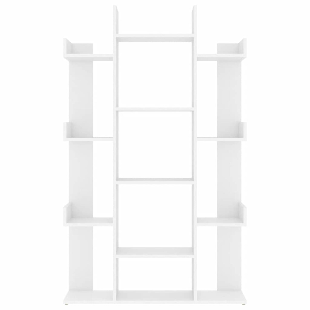 vidaXL Regał na książki, biały 86x25,5x140 cm, materiał drewnopochodny