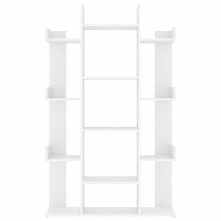 vidaXL Regał na książki, biały 86x25,5x140 cm, materiał drewnopochodny