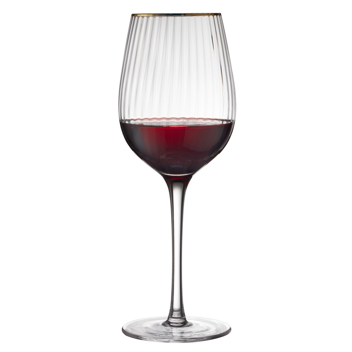 Kieliszki do czerwonego wina Palermo 400 ml 4 sztuki złote 27579