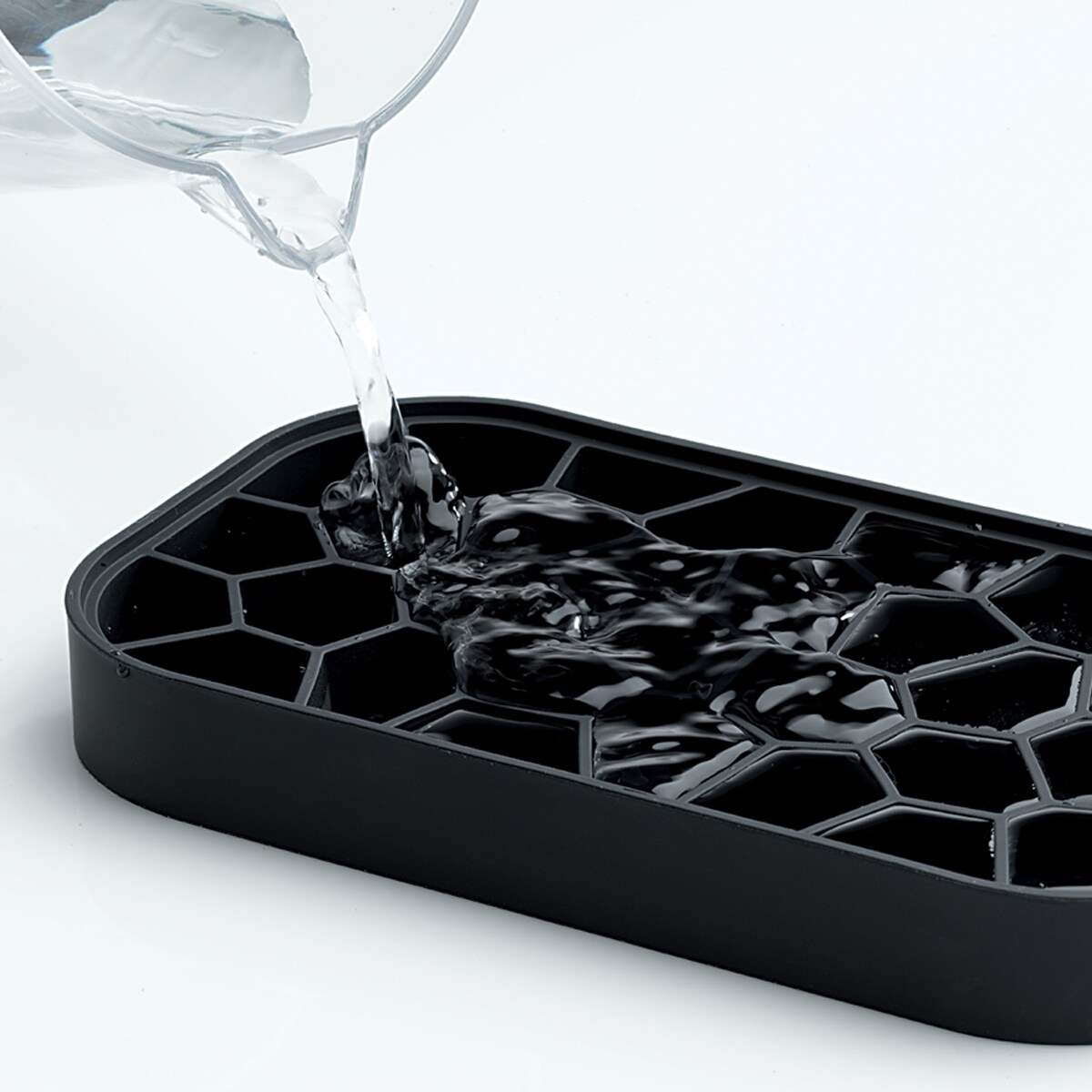 Foremka do lodu i pudełko ICE BOX - czarne / Lekue