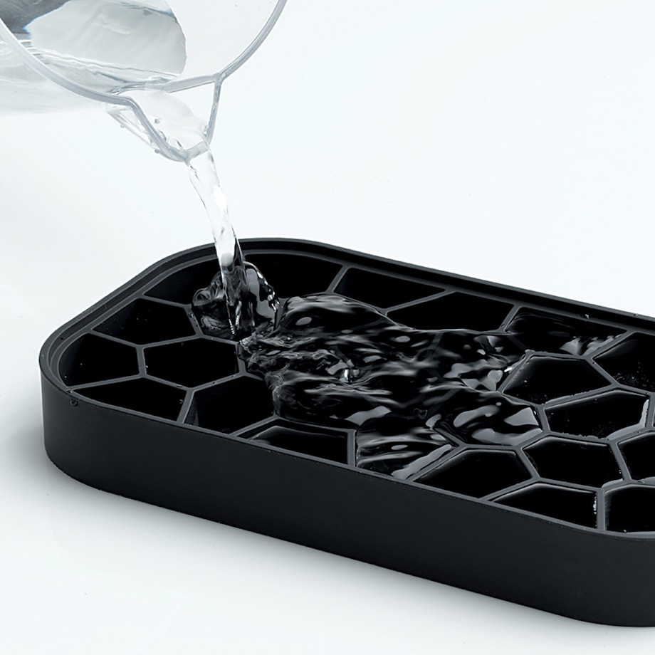 Foremka do lodu i pudełko ICE BOX - czarne / Lekue