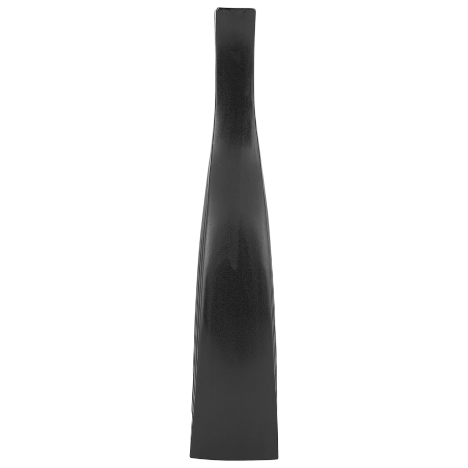 Wazon dekoracyjny THAPSUS Ceramika 39 cm Czarny