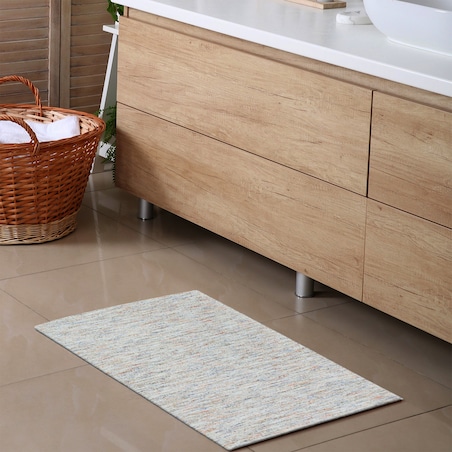 Chodnik antypoślizgowy Siena 55x85 cm szary