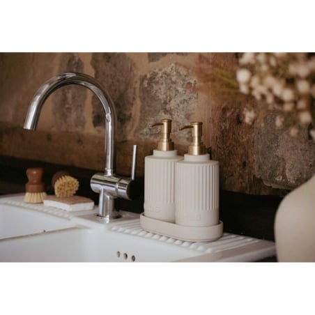 Komplet 2 dozowników 550 ml z podstawką