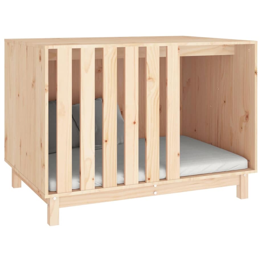 vidaXL Domek dla psa, 100x70x72 cm, lite drewno sosnowe