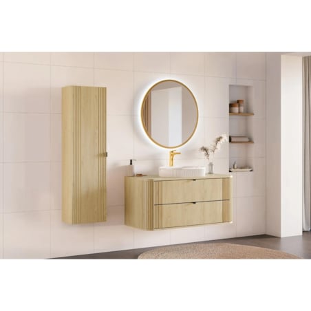 Szafka łazienkowa OVALIA CREMONA 1D 40 cm dąb cremona