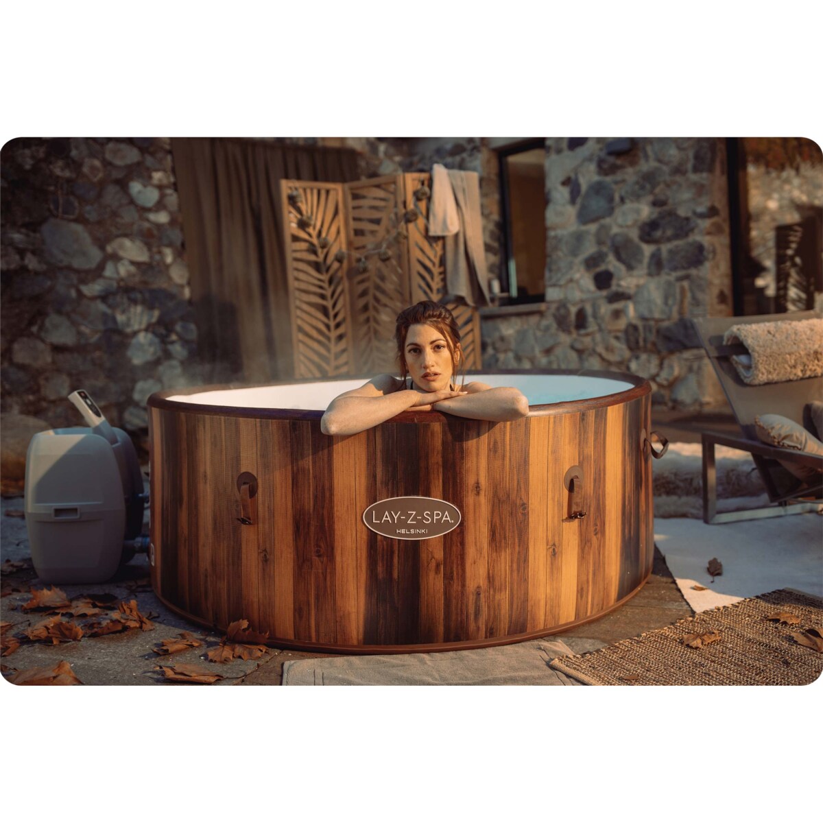 Dmuchane spa ogrodowe 7-osobowe hydromasaż Bestway Helsinki airjet