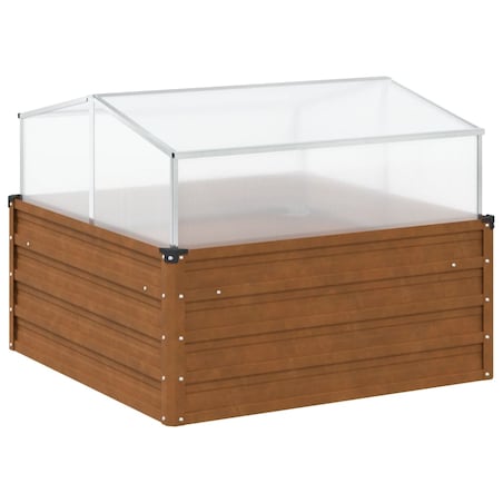 vidaXL Donica ogrodowa/ inspekt, stal kortenowska