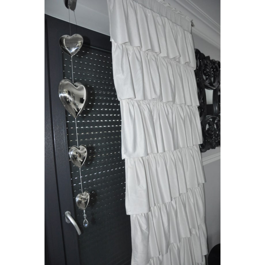 zasłona "romantica" 90x250 cm biały