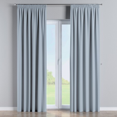 Zasłona na taśmie marszczącej 1 szt. 130x260 gołębi szary