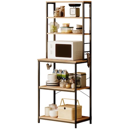 Wielofunkcyjny regał szafka kuchenna jasny brąz sonoma loft