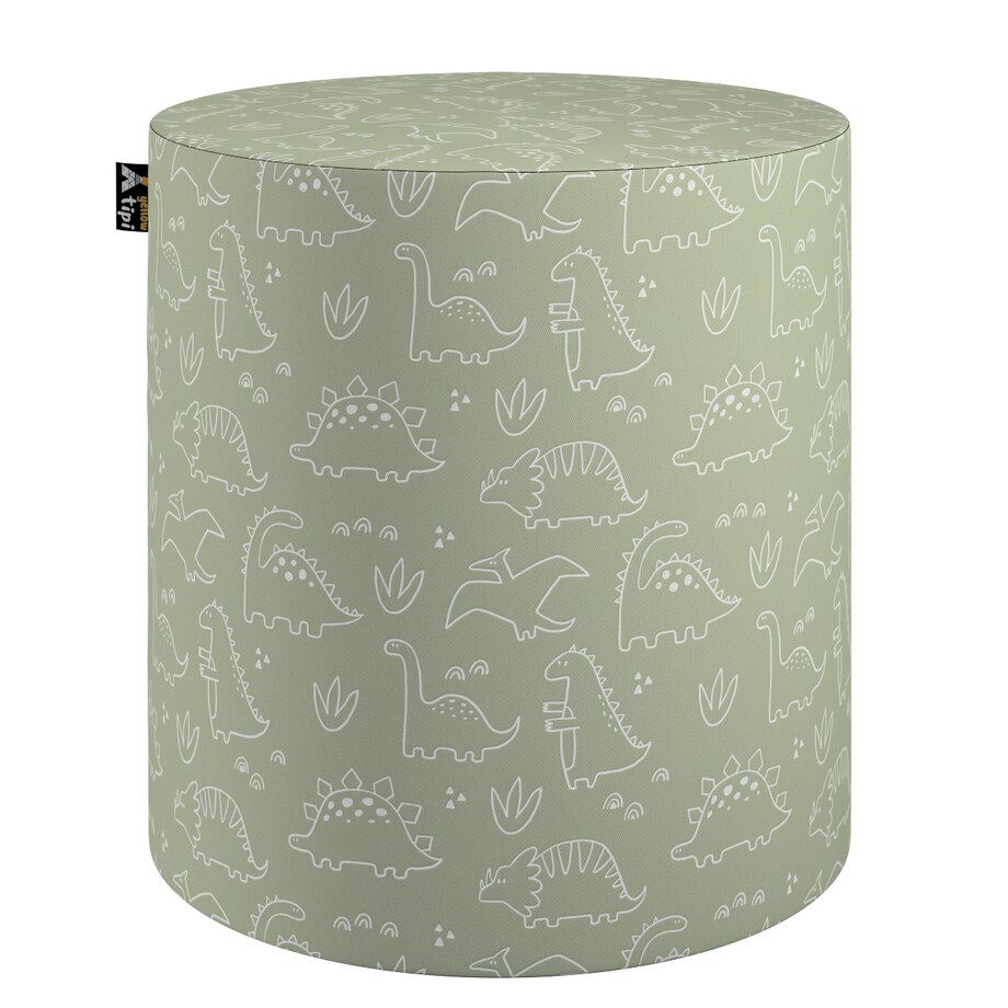 Puf Bobby, zielony, ø40, wys. 40 cm, Magic Collection