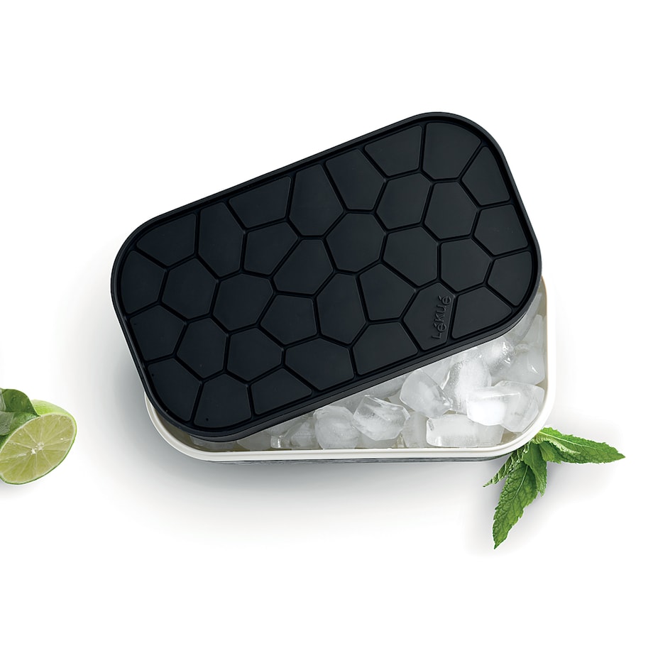 Foremka do lodu i pudełko ICE BOX - czarne / Lekue