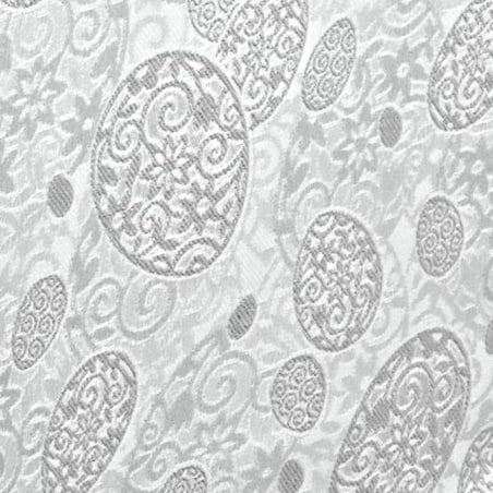 Bieżnik wielkanocny Srebrne Pisanki - 40x120 cm - srebrny