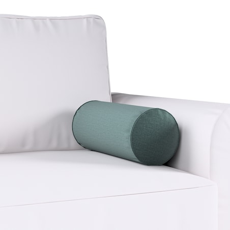 Poduszka wałek prosty, zgaszony szmaragd - welwet, Ø16 x 40 cm, Ingrid