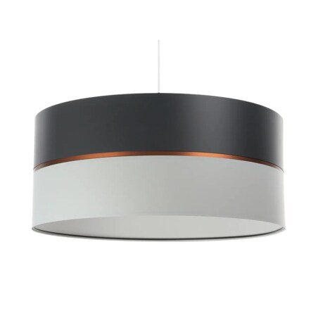 Lampa wisząca SIMPLY GLAMOUR 50 jasnoszara/ciemnoszara