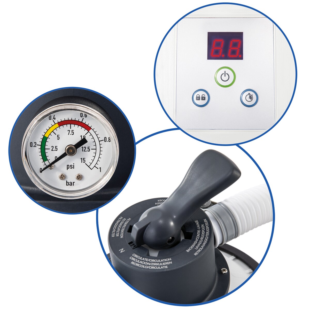 Pompa filtrująca piaskowa do basenu 3500 l/h Intex