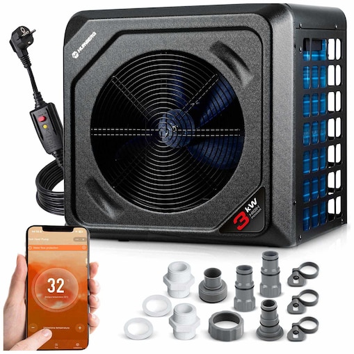 Pompa ciepła Humberg HM-911 do basenu podgrzewacz wody 3 kW oszczędny