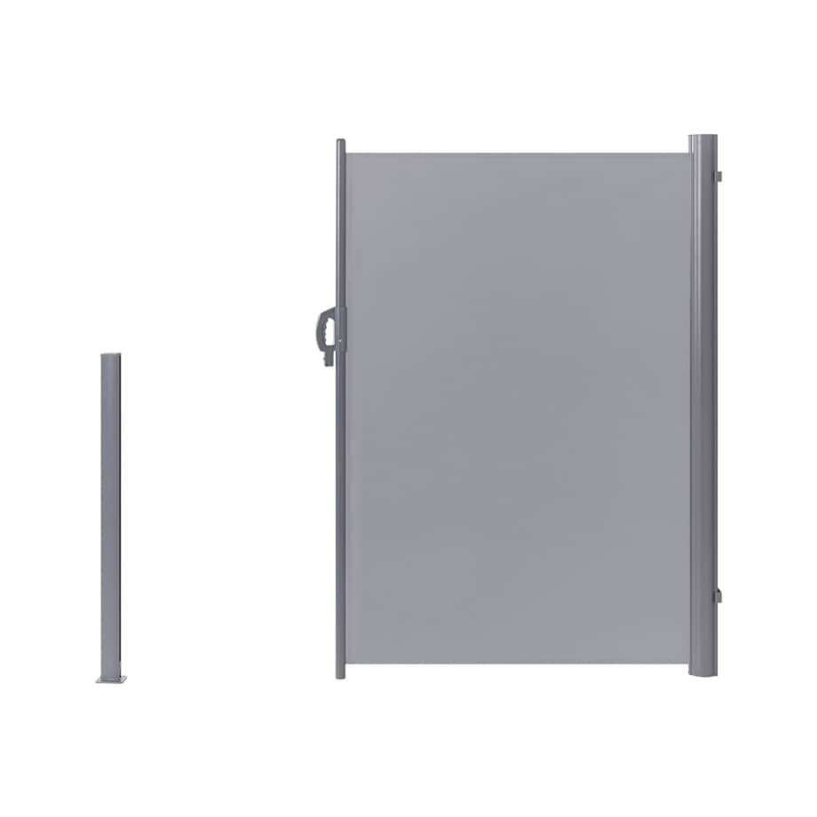 Markiza boczna zwijana 180 x 300 cm jasnoszara DORIO