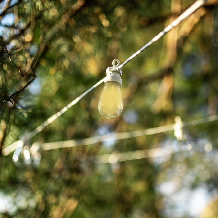 Girlanda Ogrodowa Lampki Ogrodowe Łańcuch Świetlny 20 Led 12,5 M