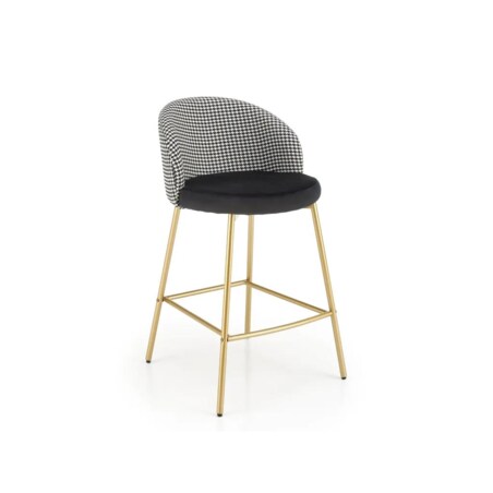 Hoker niski H-113 czarny/biały