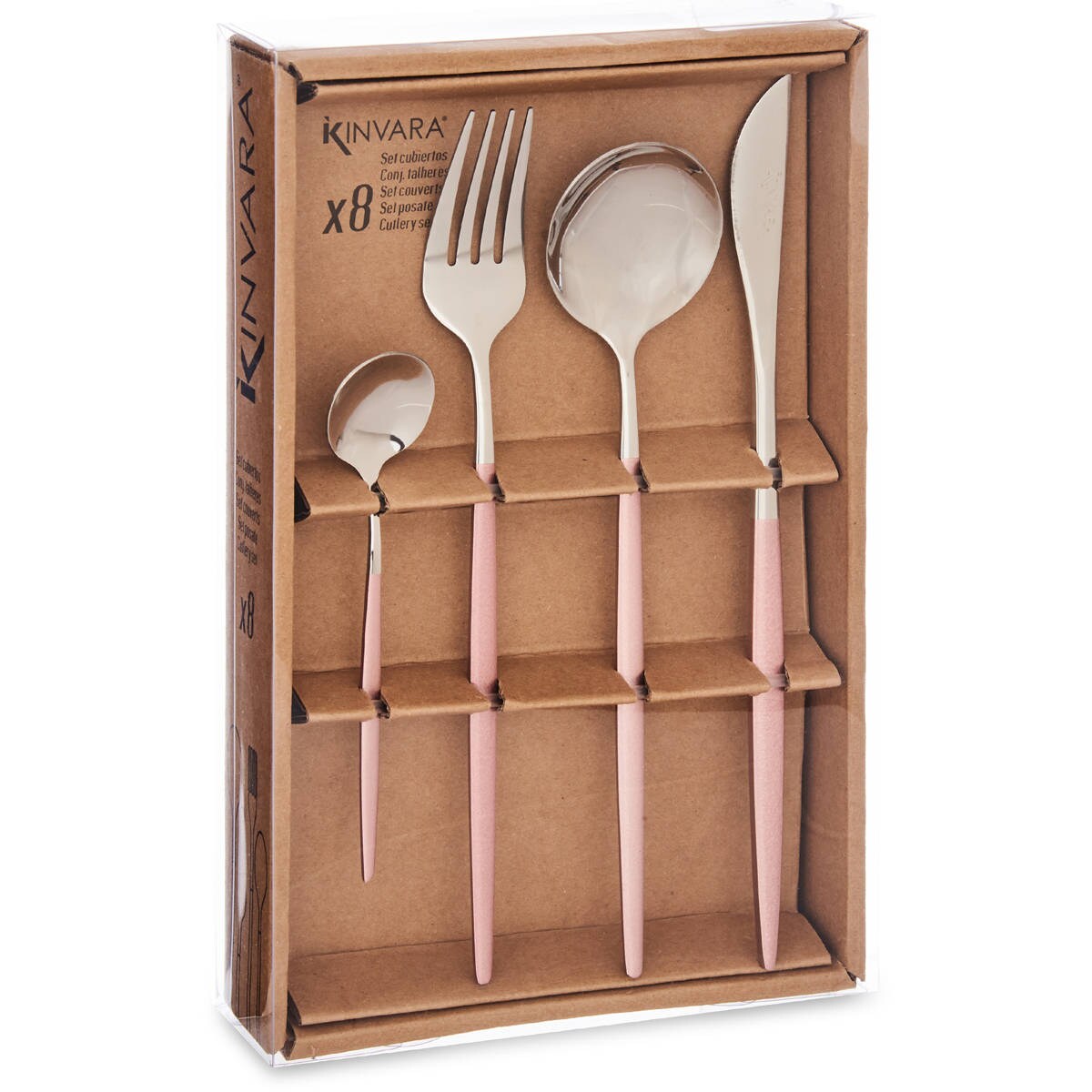 Zestaw sztućców ozdobnych dla dwóch osób MIRROR