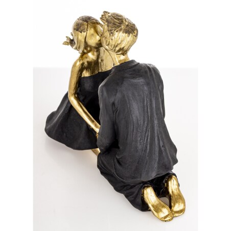 Figurki - para całujących się młodych 16x20x9 cm BACIO