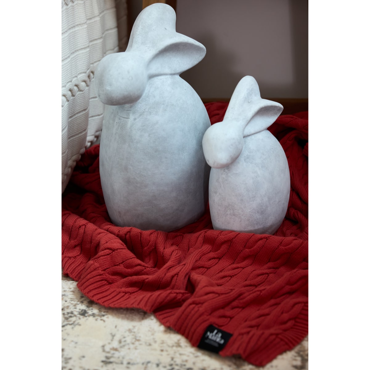 Pled warkocz ceglasty, 130 x 160 cm, La Manta