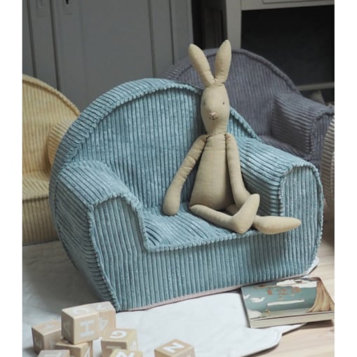 Fotelik sztruksowy Pepper Mint